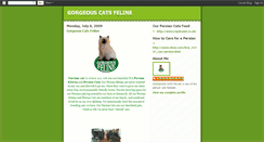 Desktop Screenshot of gorgeouscatsfeline.blogspot.com