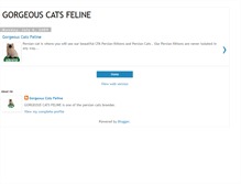 Tablet Screenshot of gorgeouscatsfeline.blogspot.com