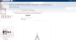 Desktop Screenshot of dhjjcomuescritagrupo05.blogspot.com
