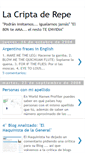 Mobile Screenshot of lacriptaderepe.blogspot.com