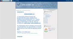 Desktop Screenshot of apaeguarei.blogspot.com