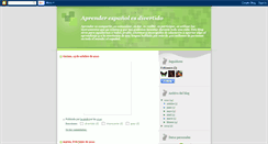 Desktop Screenshot of espanolizando.blogspot.com