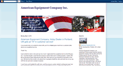 Desktop Screenshot of americanequipmentco.blogspot.com