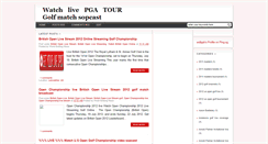 Desktop Screenshot of livepgatourgolf.blogspot.com