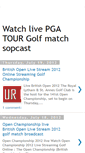 Mobile Screenshot of livepgatourgolf.blogspot.com