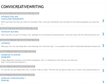 Tablet Screenshot of comviicreativewriting.blogspot.com