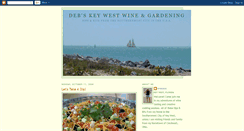 Desktop Screenshot of debskeywestwineandgarden.blogspot.com