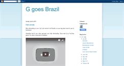 Desktop Screenshot of g-goes-brazil.blogspot.com