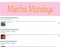 Tablet Screenshot of marthamondays.blogspot.com