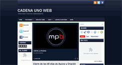 Desktop Screenshot of cadenaunoweb.blogspot.com