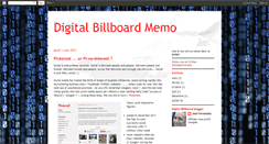 Desktop Screenshot of digital-billboard.blogspot.com