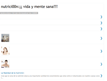 Tablet Screenshot of nutrici0n.blogspot.com