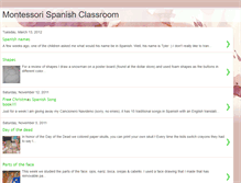 Tablet Screenshot of montessorispanishclassroom.blogspot.com