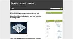 Desktop Screenshot of beveledsquaremirrorsstore.blogspot.com