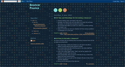 Desktop Screenshot of bouncer-pounce.blogspot.com