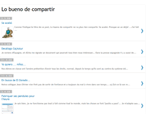 Tablet Screenshot of lobuenodecompartir.blogspot.com