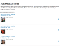Tablet Screenshot of jualmajalah.blogspot.com