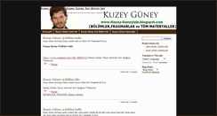 Desktop Screenshot of kuzey-guneyizle.blogspot.com