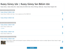 Tablet Screenshot of kuzey-guneyizle.blogspot.com