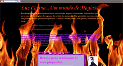 Desktop Screenshot of luzciganamundodemagias.blogspot.com