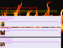 Tablet Screenshot of luzciganamundodemagias.blogspot.com