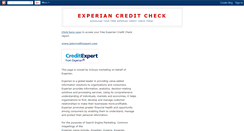 Desktop Screenshot of experian-check.blogspot.com