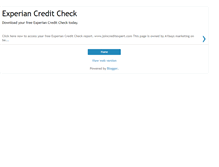 Tablet Screenshot of experian-check.blogspot.com