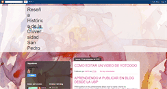 Desktop Screenshot of historiadelauniversidadsanpedro-anita.blogspot.com