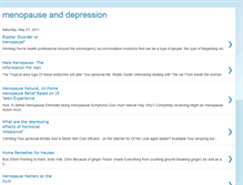 Tablet Screenshot of menopauseanddepression.blogspot.com