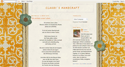Desktop Screenshot of claudishandcraft.blogspot.com
