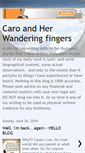 Mobile Screenshot of caroandherwanderingfingers.blogspot.com