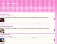 Tablet Screenshot of frontpagewedding.blogspot.com