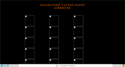 Desktop Screenshot of collectiontattoopaintairbrush.blogspot.com