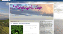 Desktop Screenshot of aphotographicsage.blogspot.com