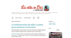 Desktop Screenshot of lavidaenbici-ramonas.blogspot.com