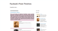 Desktop Screenshot of finetimeline.blogspot.com