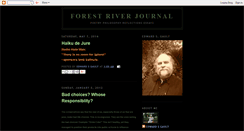 Desktop Screenshot of forestriverjournal.blogspot.com