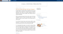 Desktop Screenshot of call-center-projects.blogspot.com