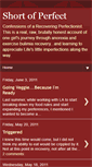 Mobile Screenshot of falling-short-of-perfect.blogspot.com