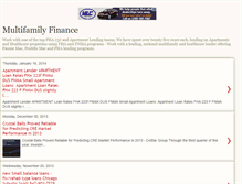 Tablet Screenshot of multifamilyfinanceprograms.blogspot.com