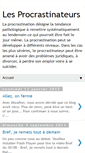 Mobile Screenshot of lesprocrastinateurs.blogspot.com