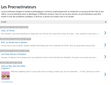 Tablet Screenshot of lesprocrastinateurs.blogspot.com