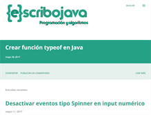 Tablet Screenshot of escribojava.blogspot.com