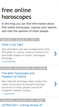 Mobile Screenshot of freeonlinehoroscopes.blogspot.com