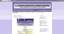 Desktop Screenshot of congresodermocosmiatria.blogspot.com