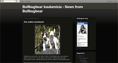 Desktop Screenshot of bullbugbear.blogspot.com