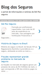 Mobile Screenshot of blogdosseguros.blogspot.com