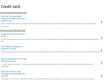 Tablet Screenshot of creditcardonweb.blogspot.com