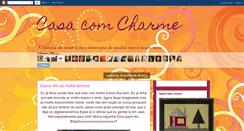 Desktop Screenshot of casacomcharme.blogspot.com
