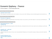 Tablet Screenshot of economicepiphany.blogspot.com